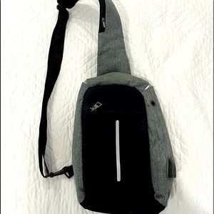 Backpack with USB adapter